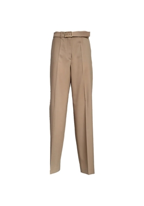 Sportmax belted cropped trousers - Neutrals