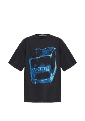 Alexander Wang Crystal Graphic T-shirt - Black
