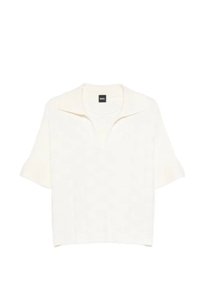 BOSS Fapavero short-sleeve V-neck T-shirt - Neutrals