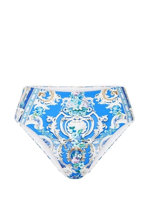 Camilla print bikini bottoms - Blue