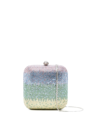 San Blas square multicolour clutch bag - Pink