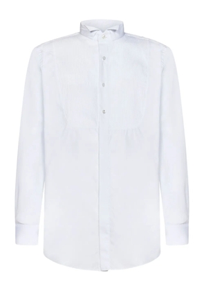 Lardini pleated-front shirt - White