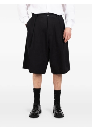 Société Anonyme Andrew pleated shorts - Black