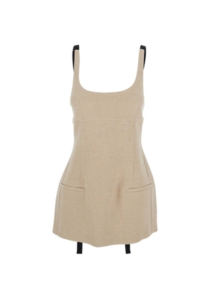 Tela pocket straps dress - Neutrals