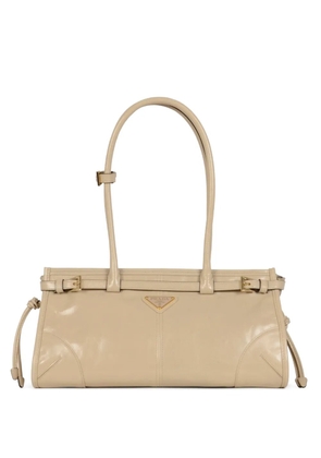 Prada Bonnie medium leather handbag - Neutrals