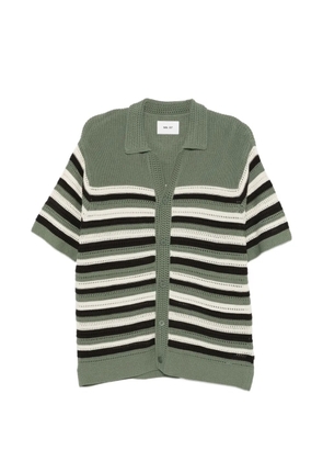 NN07 Lars striped shirt - Green