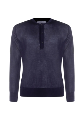 SEVEN GAUGE buttoned sweater - Blue