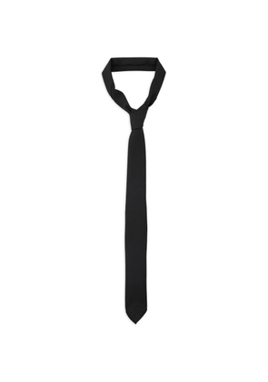 Lardini pointed-tip tie - Black