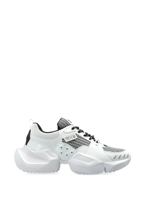 Versace Jeans Couture mesh-panelled sneakers - White