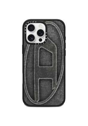 Diesel x CASETiFY denim-effect iPhone 16 Pro Max case - Black