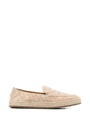 Henderson Baracco Tahiti suede flat espadrilles - Neutrals