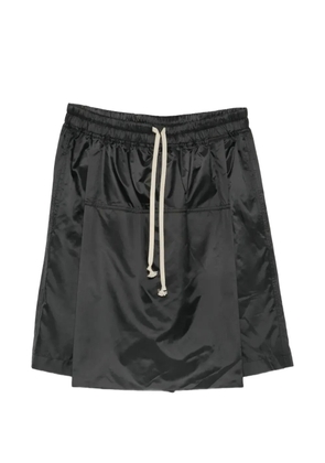 Moncler + Rick Owens Kilt drawstring shorts - Black