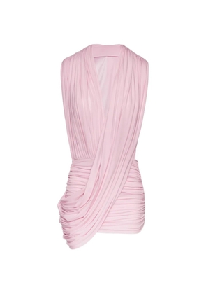Magda Butrym draped mini dress - Pink