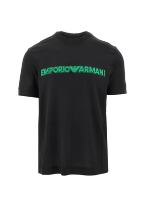 Emporio Armani logo T-shirt - Black