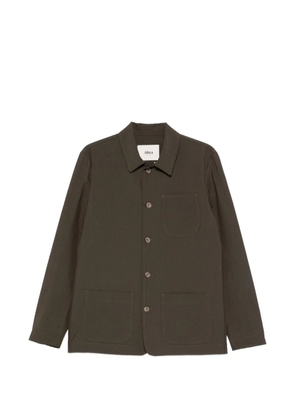 Altea Constantin seersucker shirt jacket - Green
