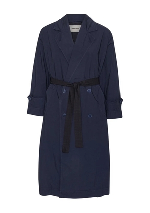 Henrik Vibskov double-breasted belted coat - Blue