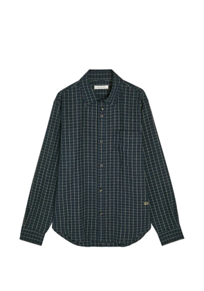 Wales Bonner checked shirt - Blue