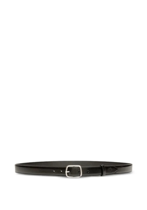 Bally Orson embossed logo leather belt - Black