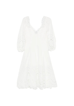 Charo Ruiz Ibiza Corbin lace-detail midi dress - White