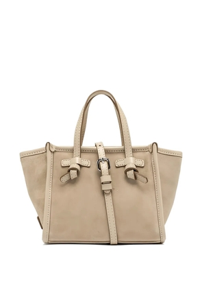 GIANNI CHIARINI mini Miss Marcella knot-detail tote bag - Neutrals