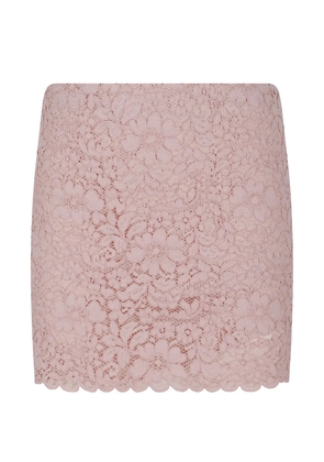Gianluca Capannolo floral-lace skirt - Pink
