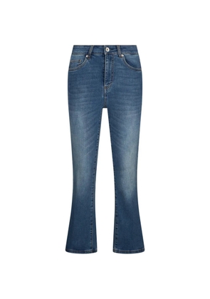 LIU JO stonewash-effect flared jeans - Blue