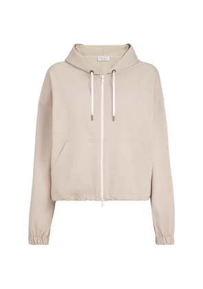 Brunello Cucinelli long-sleeves hoodie - Neutrals