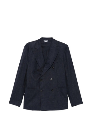 Boglioli double-breasted pocket jacket - Blue