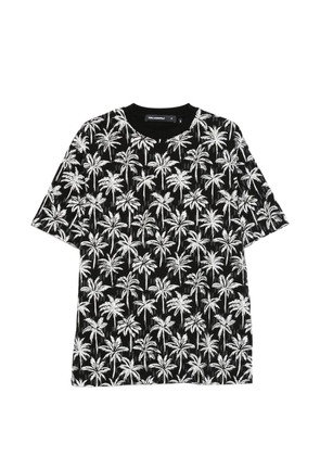 Karl Lagerfeld palm-print T-shirt - Black
