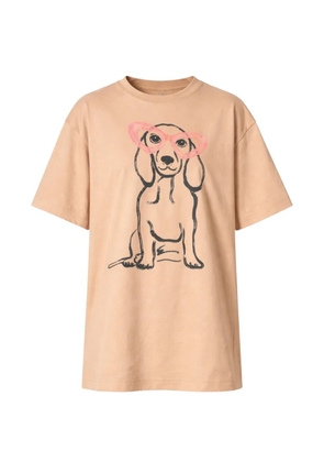 TWINSET dog-print T-shirt - Neutrals