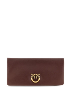 PINKO logo-detail clutch bag - Red