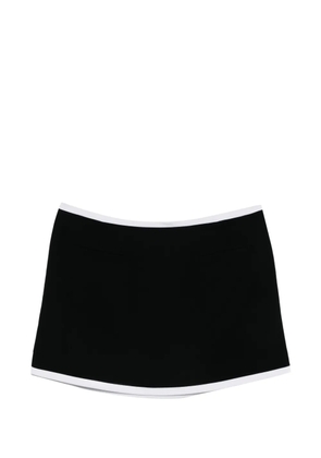 Iceberg contrasting-trim mini skirt - Black