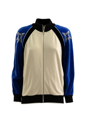 Valentino Garavani bead-embellished bomber jacket - Neutrals