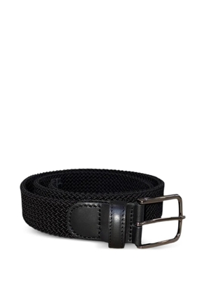 Paul & Shark textured leather belt - Black