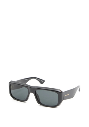 Saint Laurent rectangunlar-frame sunglasses - Black
