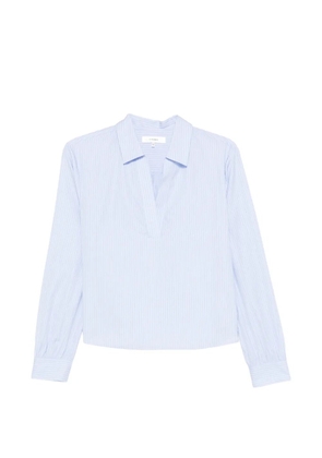 FRAME V-neck striped blouse - Blue