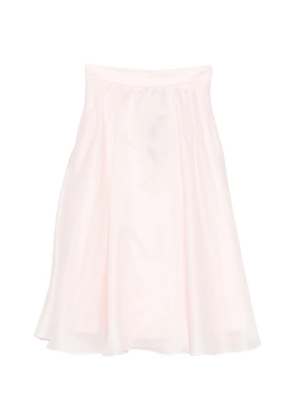 Max Mara silk A-Line skirt - Pink