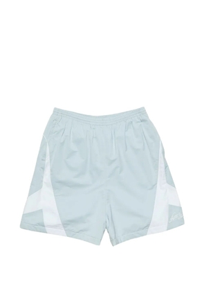 Acne Studios panelled organic cotton shorts - Blue