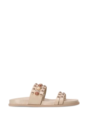 Kotris Sandals studded strap sandals - Neutrals