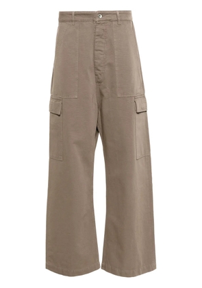 Rick Owens DRKSHDW straight-leg cargo trousers - Neutrals