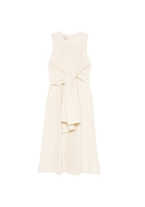 Rosso 35 bow-belted midi dress - Neutrals