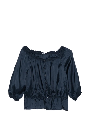 ASPESI ruffled blouse - Blue