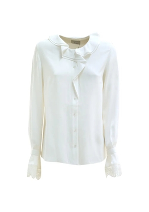 ERDEM ruffled lace shirt - White