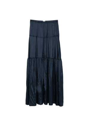 ASPESI tiered maxi skirt - Blue