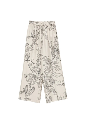 Rosso 35 floral-print palazzo pants - Neutrals