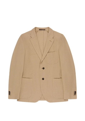 slowear single-breasted blazer - Neutrals