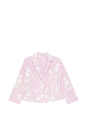 Rosso 35 floral print jacket - Pink