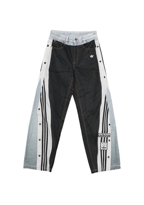 adidas Adibreak buttoned striped jeans - Black