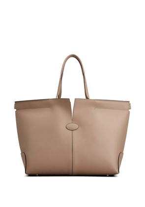 Tod's V-cut tote bag - Neutrals