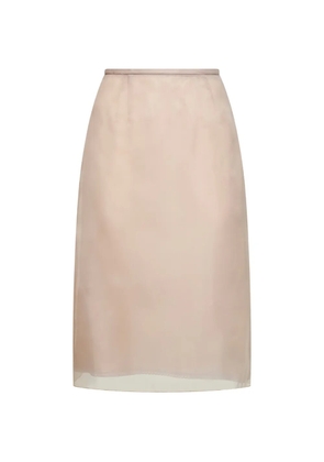 Blanca Vita fitted skirt - Neutrals